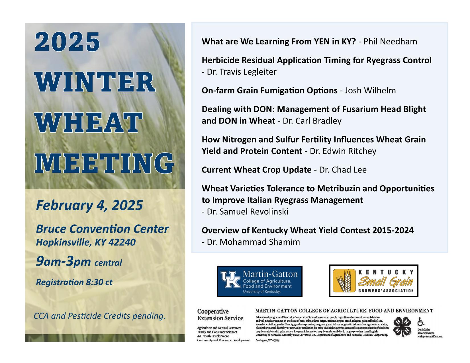 Winter Wheat Meeting