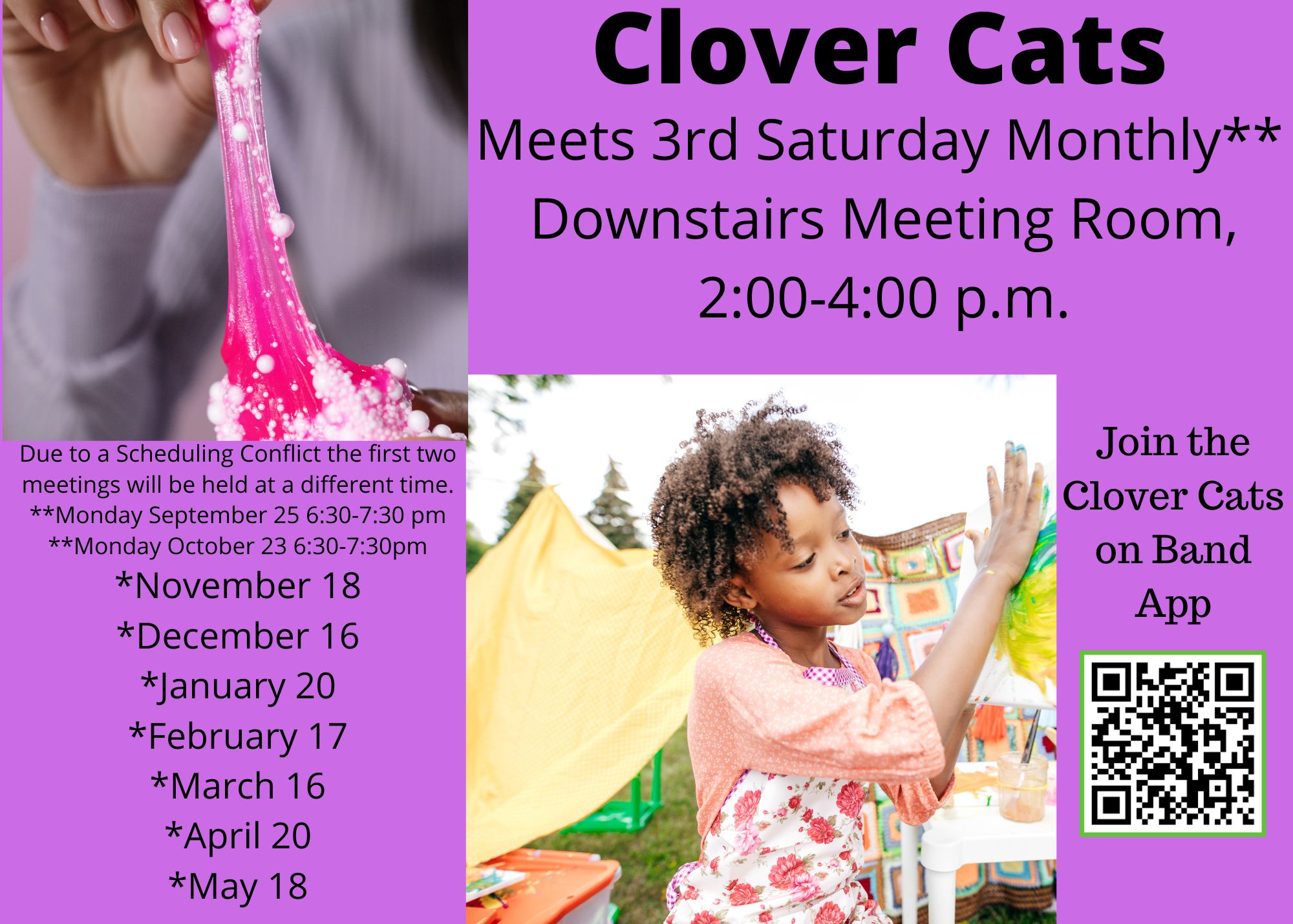 Clover Cats Schedule