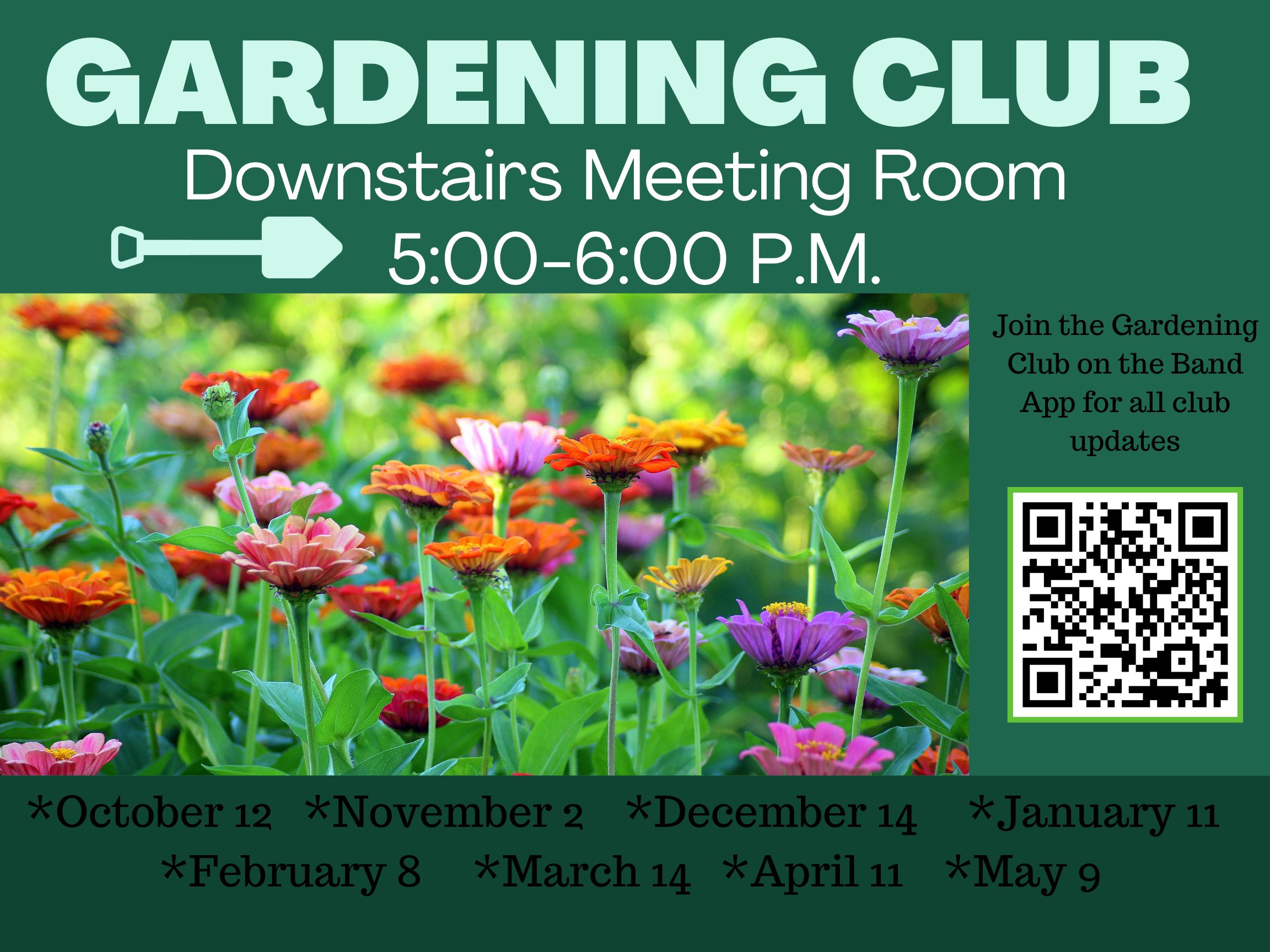 Gardening Club Schedule