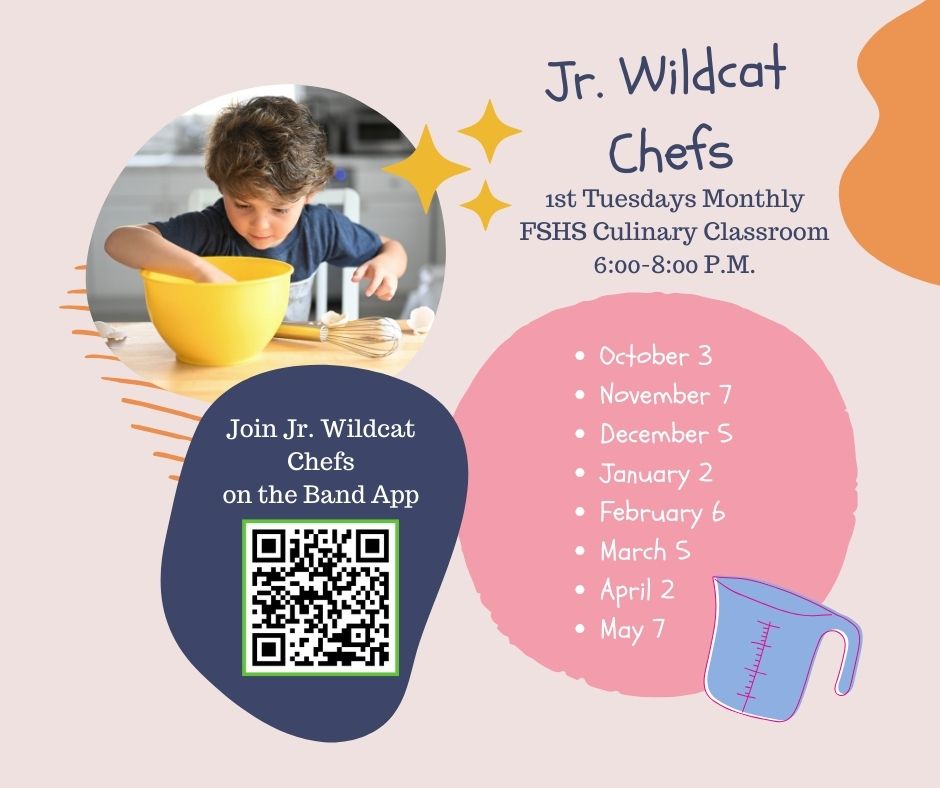 Jr. Wildcat Chefs Schedule