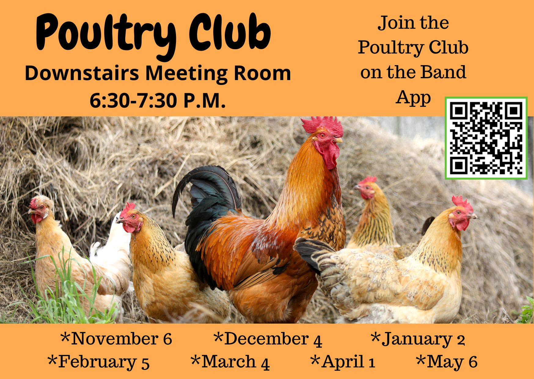 Poultry Club Schedule 