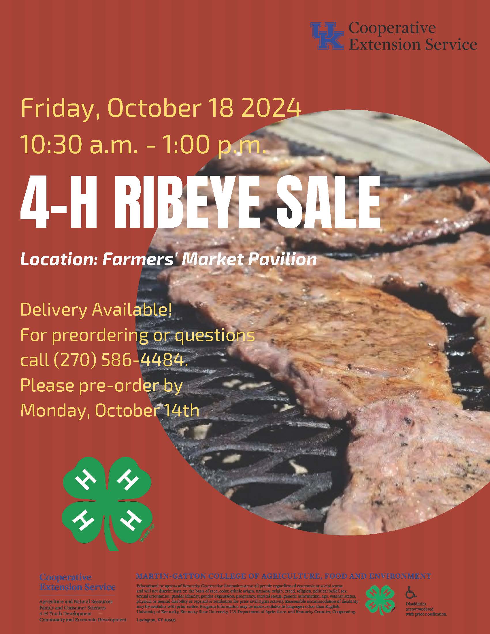 Ribeye Sale Flyer